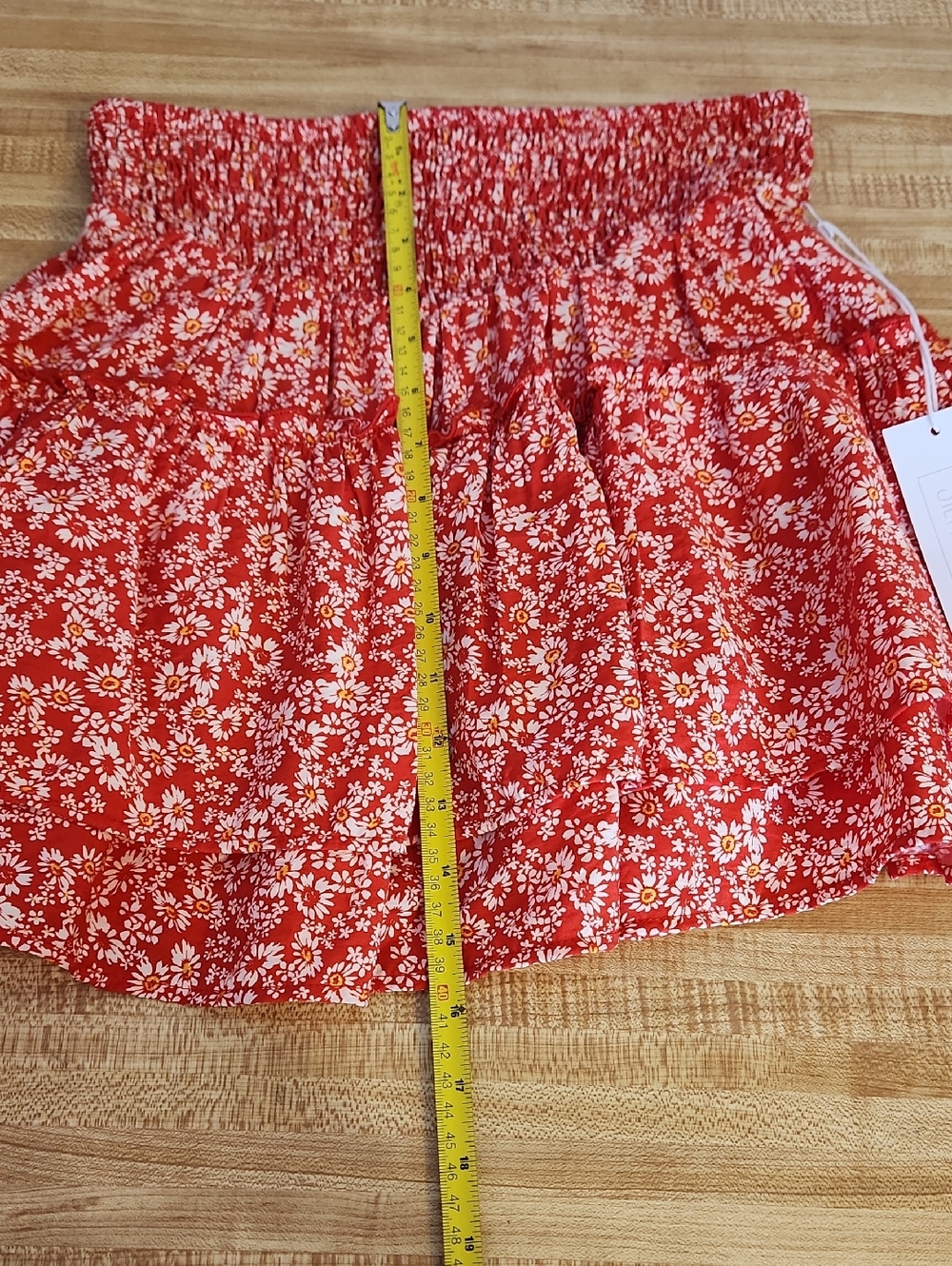 SIENNA SKY Floral Print Tiered Mini Skirt & Short Skirt, SIZE M - Picture 9 of 9